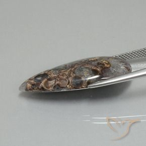 Jaspe Multicolorido Natural 15.05ct, Formato de pêra, Opaco