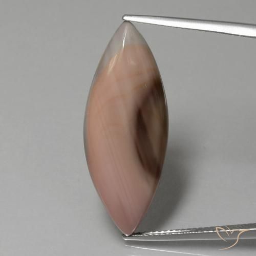 13.77ct Natural Multicolorido Jaspe, Marquesa, Opaco