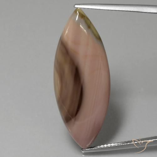 16.57ct Natural Multicolorido Jaspe, Marquesa, Opaco