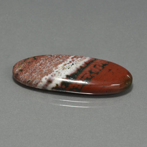 Jaspe multicolorido natural 17,25ct, corte oval, opaco