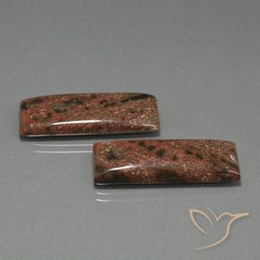 Pedras preciosas de Jaspe Multicolorido natural de 27.78 ct, baguete, Opaco