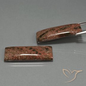 Pedras preciosas de Jaspe Multicolorido natural de 27.78 ct, baguete, Opaco