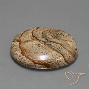 Jaspe Multicolorido Natural 45.92ct, oval, Opaco
