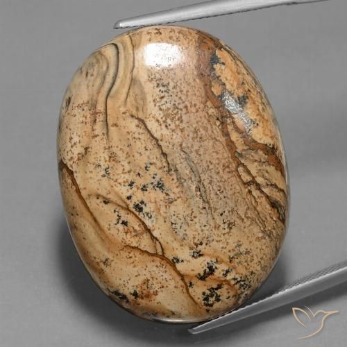 57.19ct Natural Multicolorido Jaspe, oval, Opaco