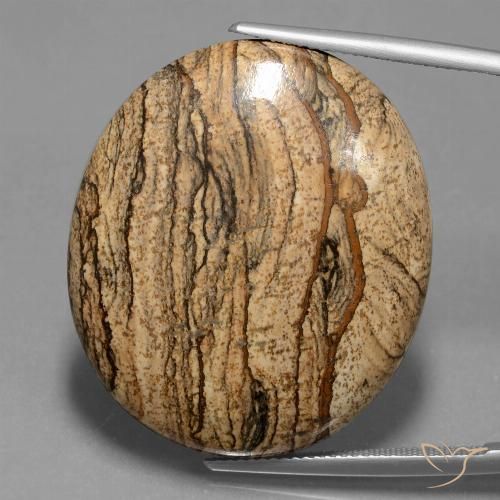 48.53ct Natural Multicolorido Jaspe, oval, Opaco