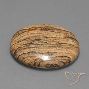 Jaspe Multicolorido Natural 48.53ct, oval, Opaco