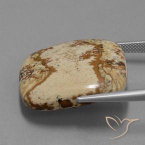 Jaspe Multicolorido Natural 37.15ct, Almofada, Opaco