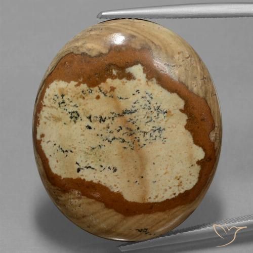 44.93ct Natural Multicolorido Jaspe, oval, Opaco