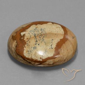 Jaspe Multicolorido Natural 44.93ct, oval, Opaco