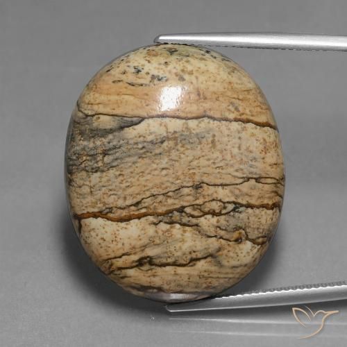 46.30ct Natural Multicolorido Jaspe, oval, Opaco