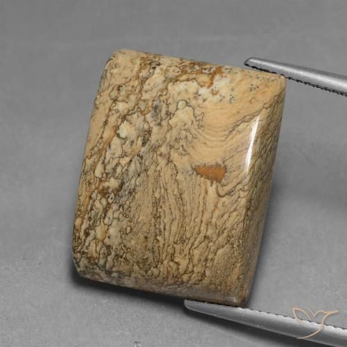 28.04ct Natural Multicolorido Jaspe, baguete, Opaco