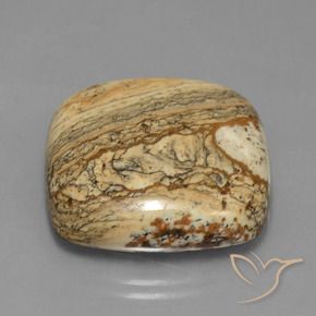 Jaspe Multicolorido Natural 38.72ct, Almofada, Opaco