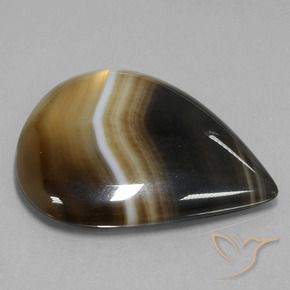 Jaspe Multicolorido Natural 76.12ct, Formato de pêra, Translúcido