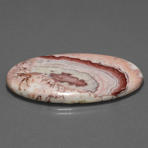 Jaspe multicolorido natural 55,89ct, corte oval, opaco