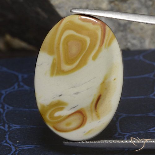20.47ct Natural Multicolorido Jaspe, oval, Opaco