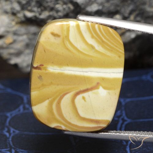 21.43ct Natural Multicolorido Jaspe, Almofada, Opaco, Photo A