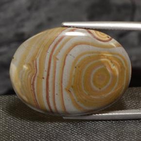 Jaspe Multicolorido Natural 23.47ct, Corte Oval, Opaco