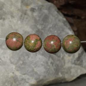 Pedras preciosas de jaspe multicolorido natural de 31,99 ct, esfera / bola, opaco