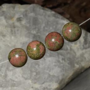 Pedras preciosas de jaspe multicolorido natural de 31,99 ct, esfera / bola, opaco