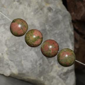 Pedras preciosas de jaspe multicolorido natural de 31,99 ct, esfera / bola, opaco