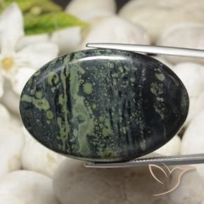 Jaspe Multicolorido Natural 56.84ct, oval, Opaco