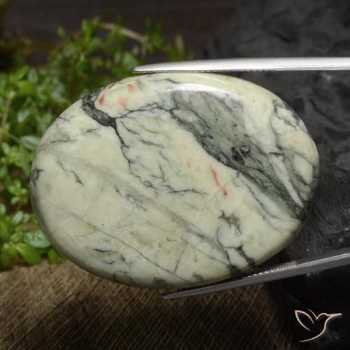 Jaspe Multicolorido Natural 84.82ct, oval, Opaco