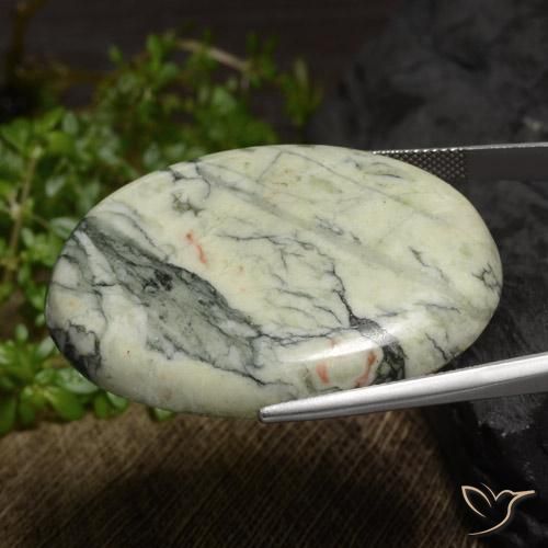 Jaspe Multicolorido Natural 84.82ct, oval, Opaco