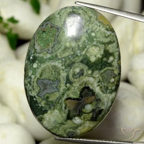 30.18ct Natural Multicolorido Jaspe, oval, Opaco