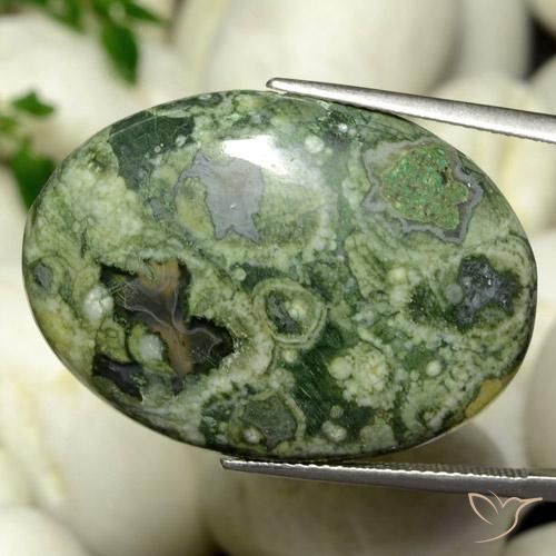 Jaspe Multicolorido Natural 30.18ct, oval, Opaco