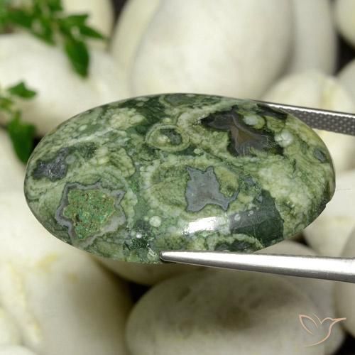 Jaspe Multicolorido Natural 30.18ct, oval, Opaco