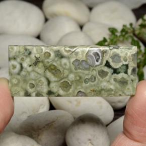 Jaspe multicolorido natural 40,89ct, baguete, opaco