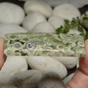 Jaspe multicolorido natural 40,89ct, baguete, opaco