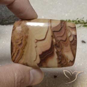 Jaspe Multicolorido Natural 66.65ct, Almofada, Opaco