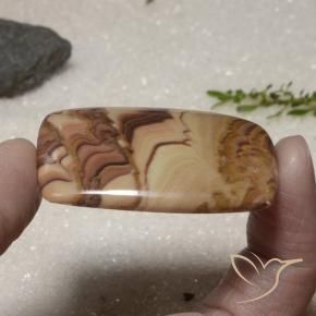 Jaspe Multicolorido Natural 66.65ct, Almofada, Opaco