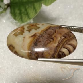 Jaspe Multicolorido Natural 28.34ct, oval, Opaco