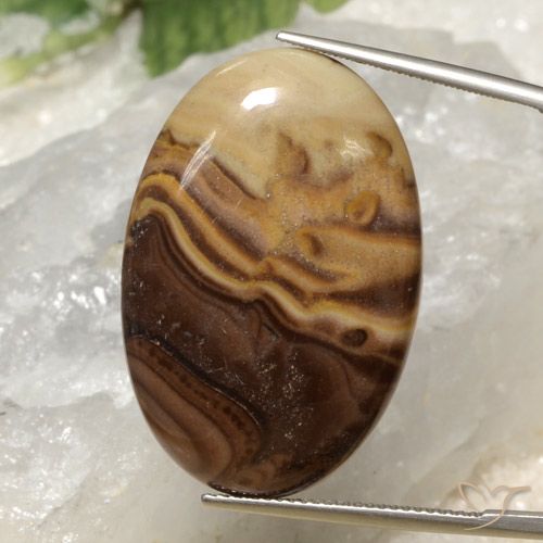 26.36ct Natural Multicolorido Jaspe, oval, Opaco, Photo A