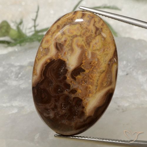 36.78ct Natural Multicolorido Jaspe, oval, Opaco