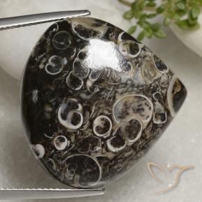 Jaspe Multicolorido Natural 35.93ct, Formato de pêra, Opaco