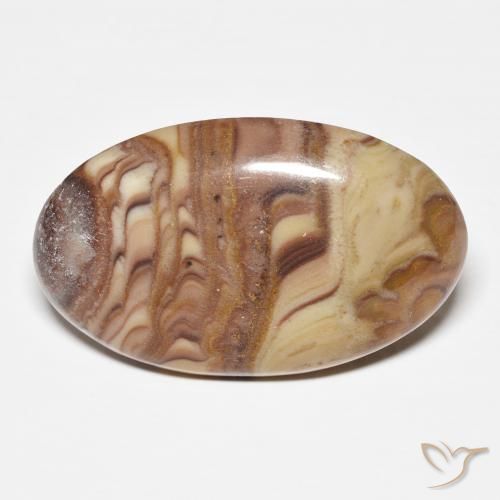 20.07ct Natural Multicolorido Jaspe, oval, Opaco