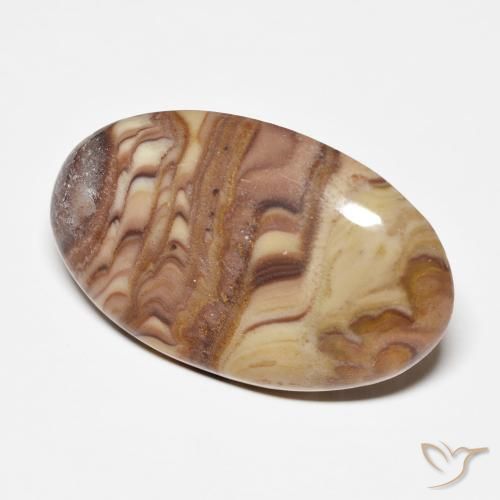 Jaspe Multicolorido Natural 20.07ct, oval, Opaco