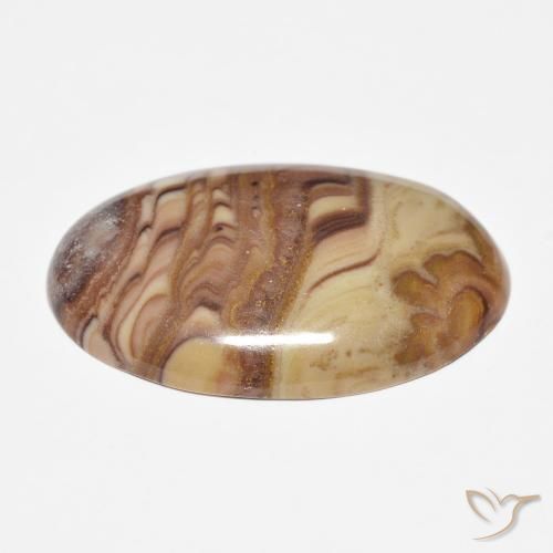 Jaspe Multicolorido Natural 20.07ct, oval, Opaco
