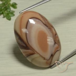 Jaspe Multicolorido Natural 25.95ct, oval, Opaco