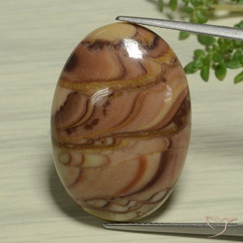 22.47ct Natural Multicolorido Jaspe, oval, Opaco