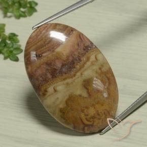 Jaspe Multicolorido Natural 25.93ct, oval, Opaco