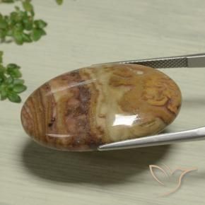 Jaspe Multicolorido Natural 25.93ct, oval, Opaco