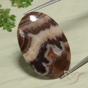 Jaspe Multicolorido Natural 18.89ct, oval, Opaco
