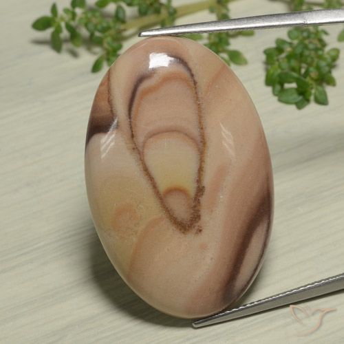23.72ct Natural Multicolorido Jaspe, oval, Opaco