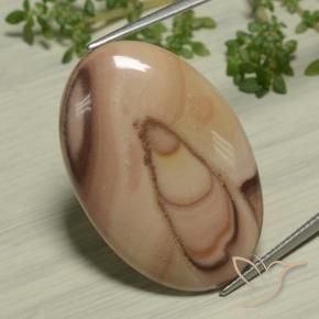 Jaspe Multicolorido Natural 23.72ct, oval, Opaco