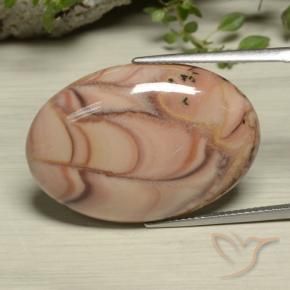 Jaspe Multicolorido Natural 24.77ct, oval, Opaco