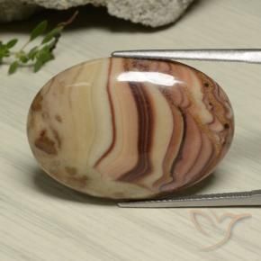 Jaspe Multicolorido Natural 24.13ct, oval, Opaco